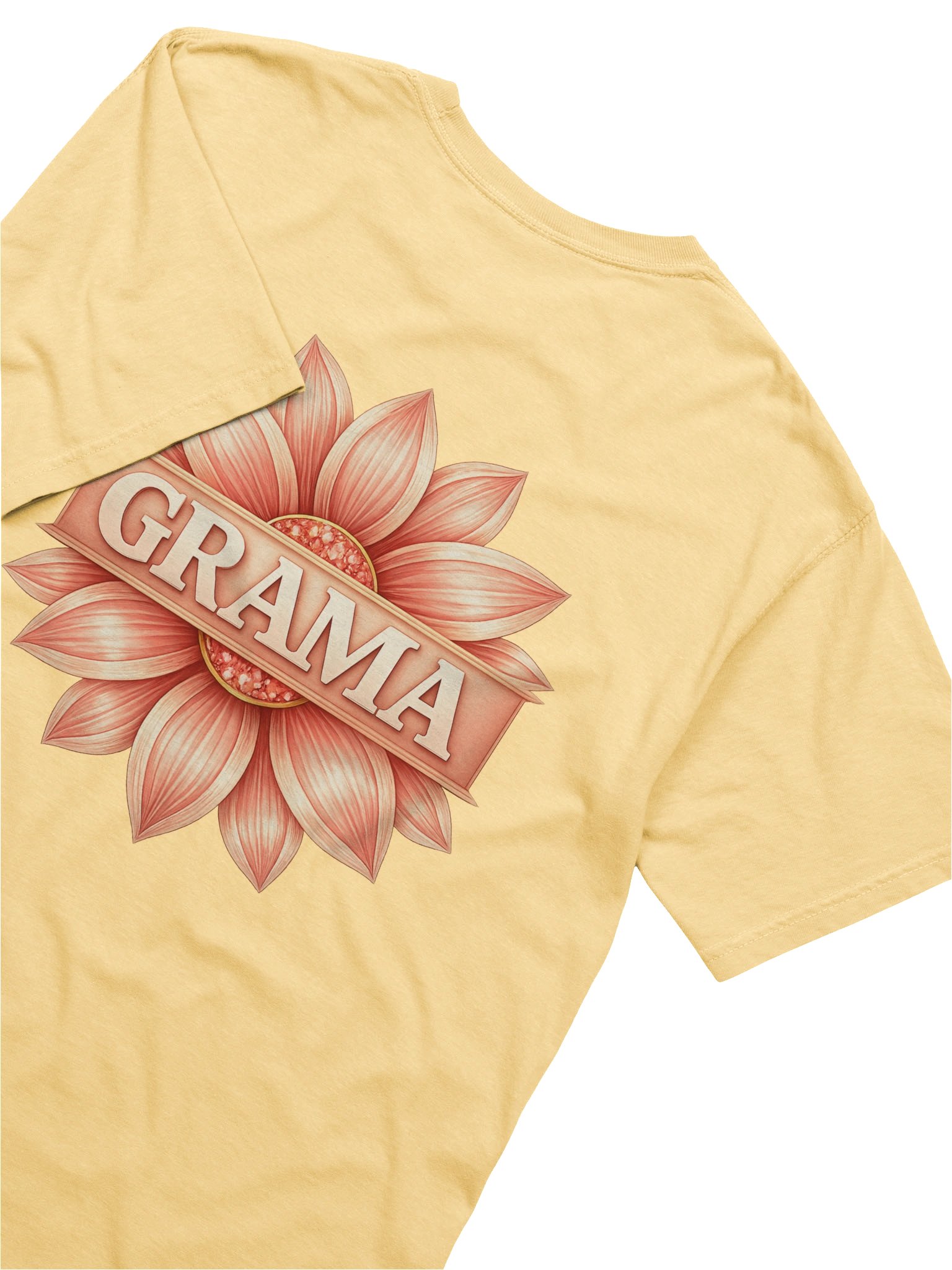 Gramma Gleaming Floral Emblem T-Shirt product image (66)