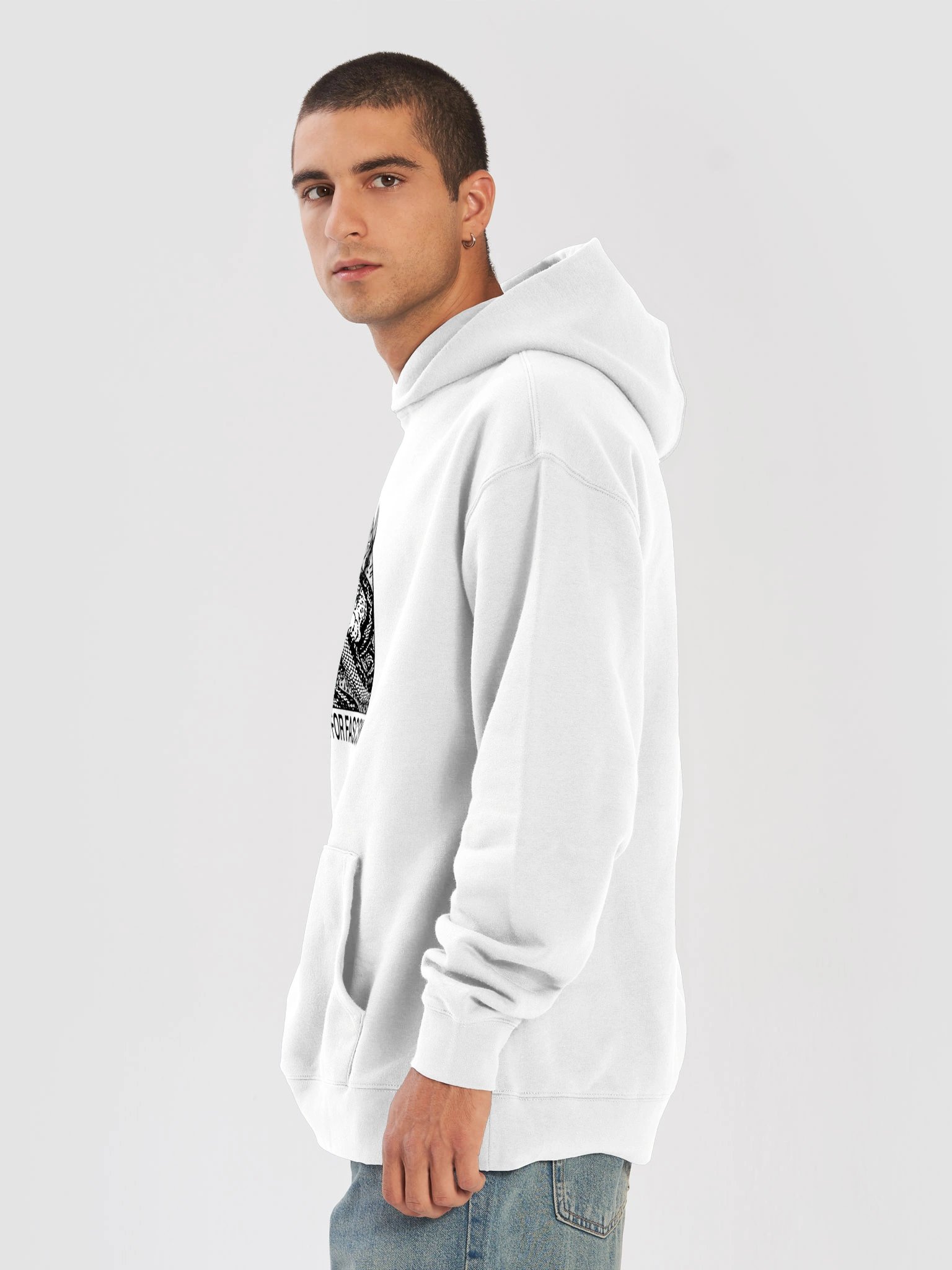NO MERCY - Hoodie. white vers. product image (32)