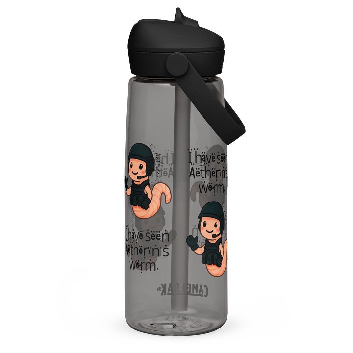 Tactical Worm Flip Straw Water Bottle product image (13)