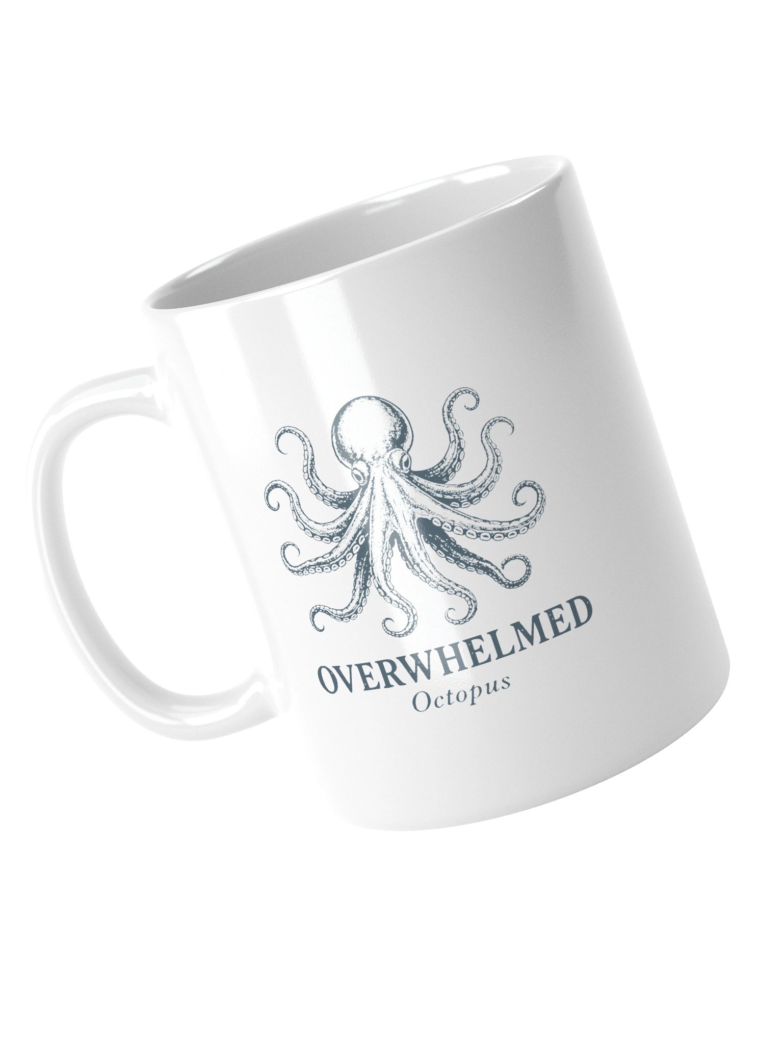 Overwhelmed Octopus Ceramic Mug product image (4)