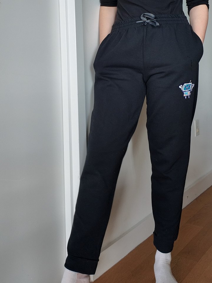 Happy Robot Embroidered Joggers product image (2)