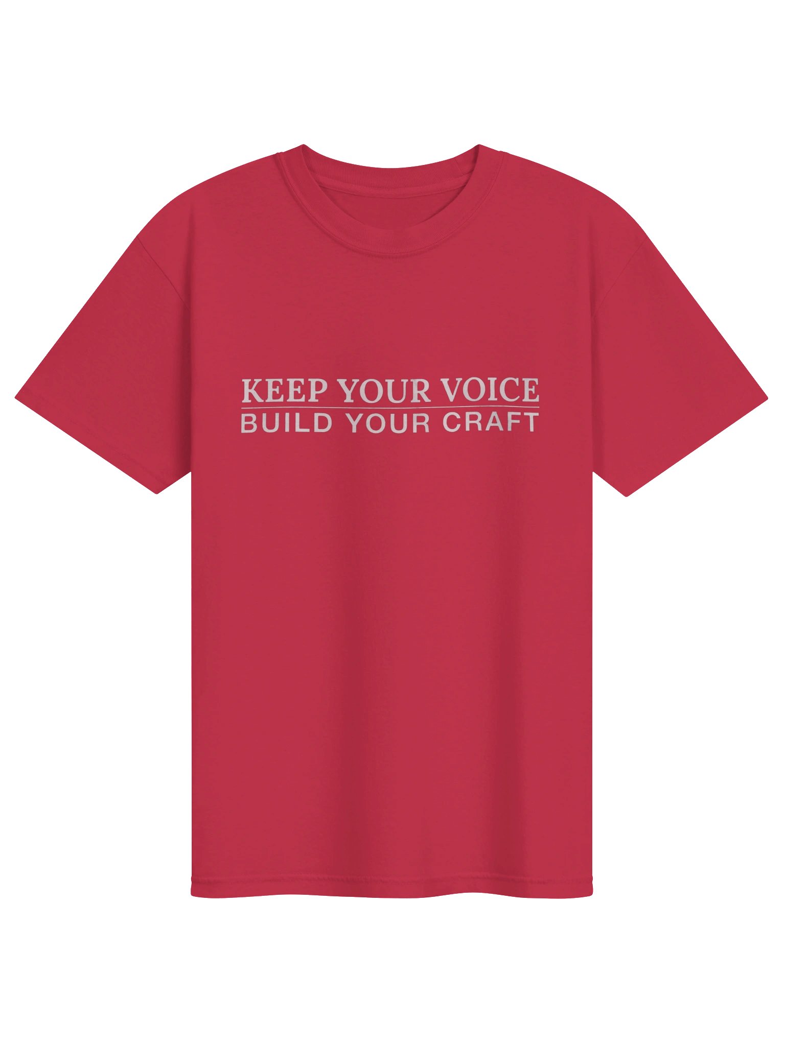 Keep Your Voice, Build Your Craft Tee product image (1)