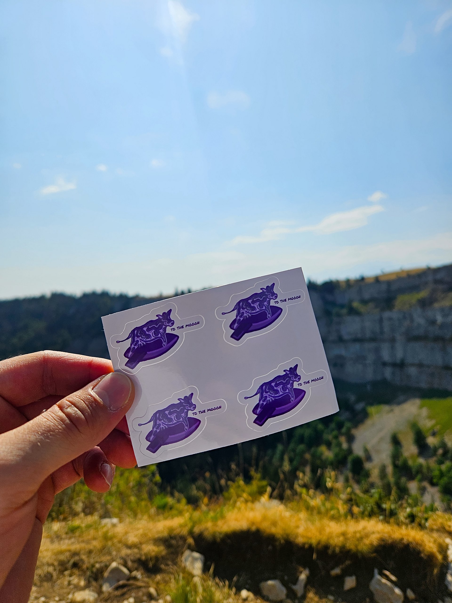 To the Mooon - Sticker (small) product image (1)
