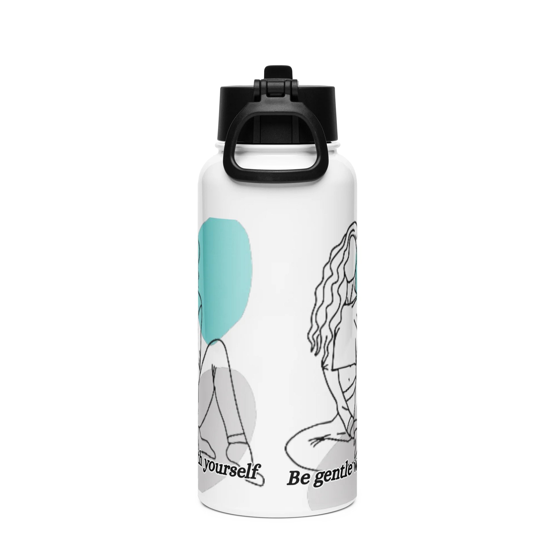 Be Gentle with Yourself Water Bottle product image (2)