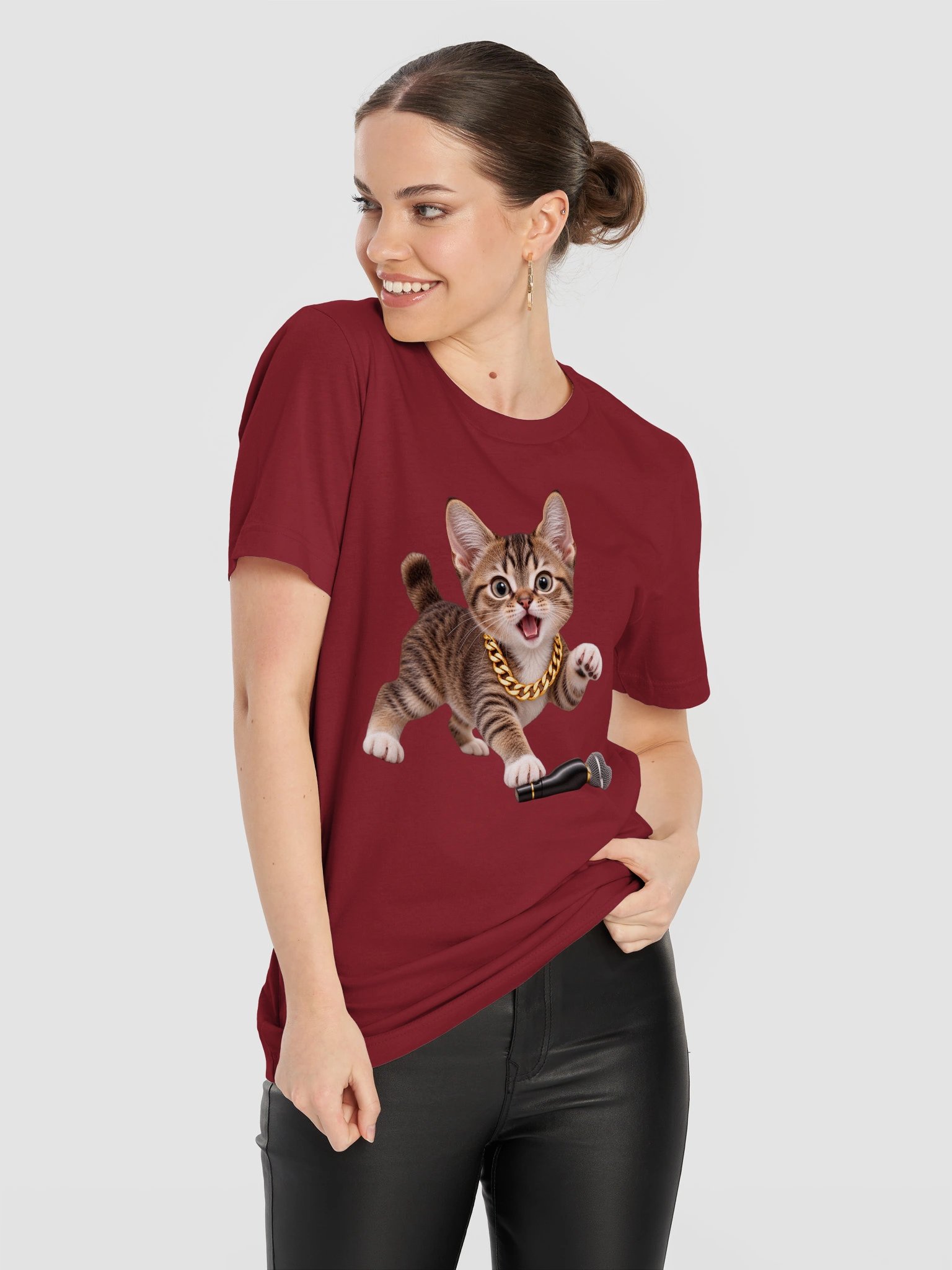 Hip Hop Toybob Kitten – 11 Color Unisex Tee product image (117)