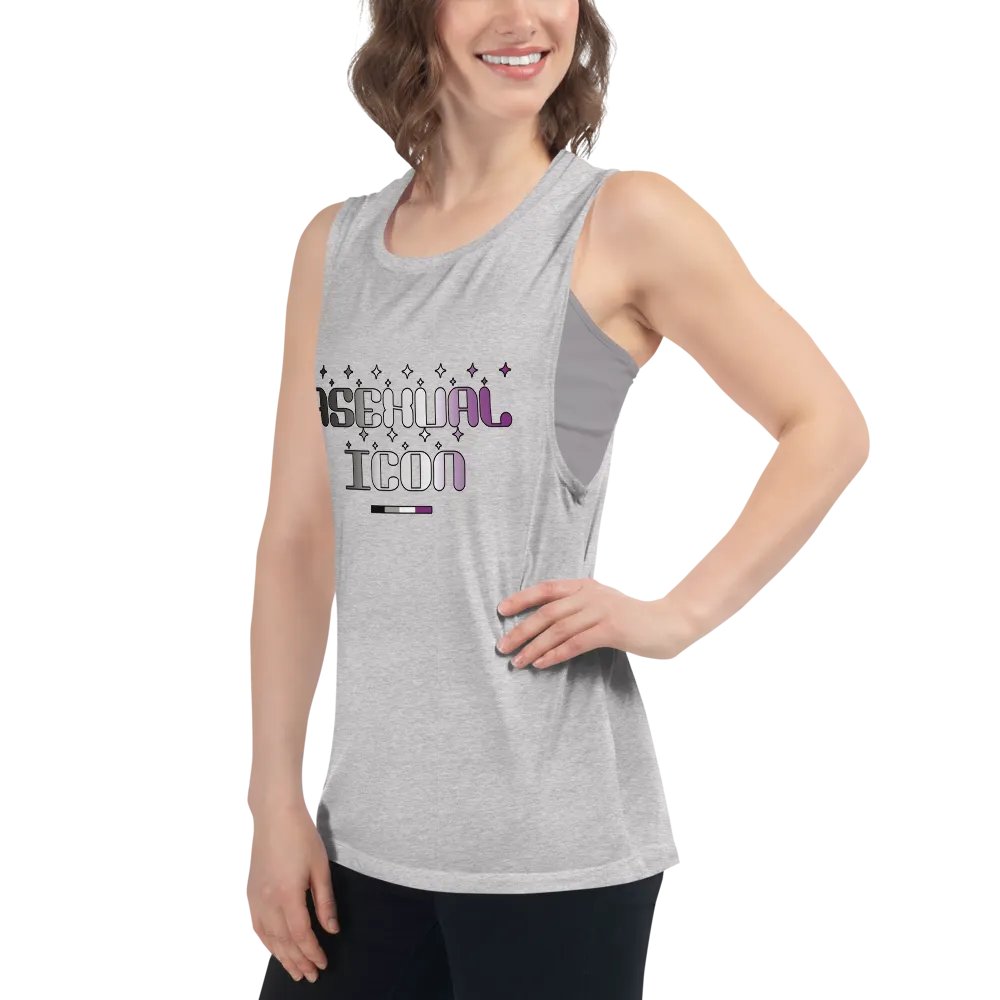 Asexual Icon Women's Flowy Muscle Tank product image (53)