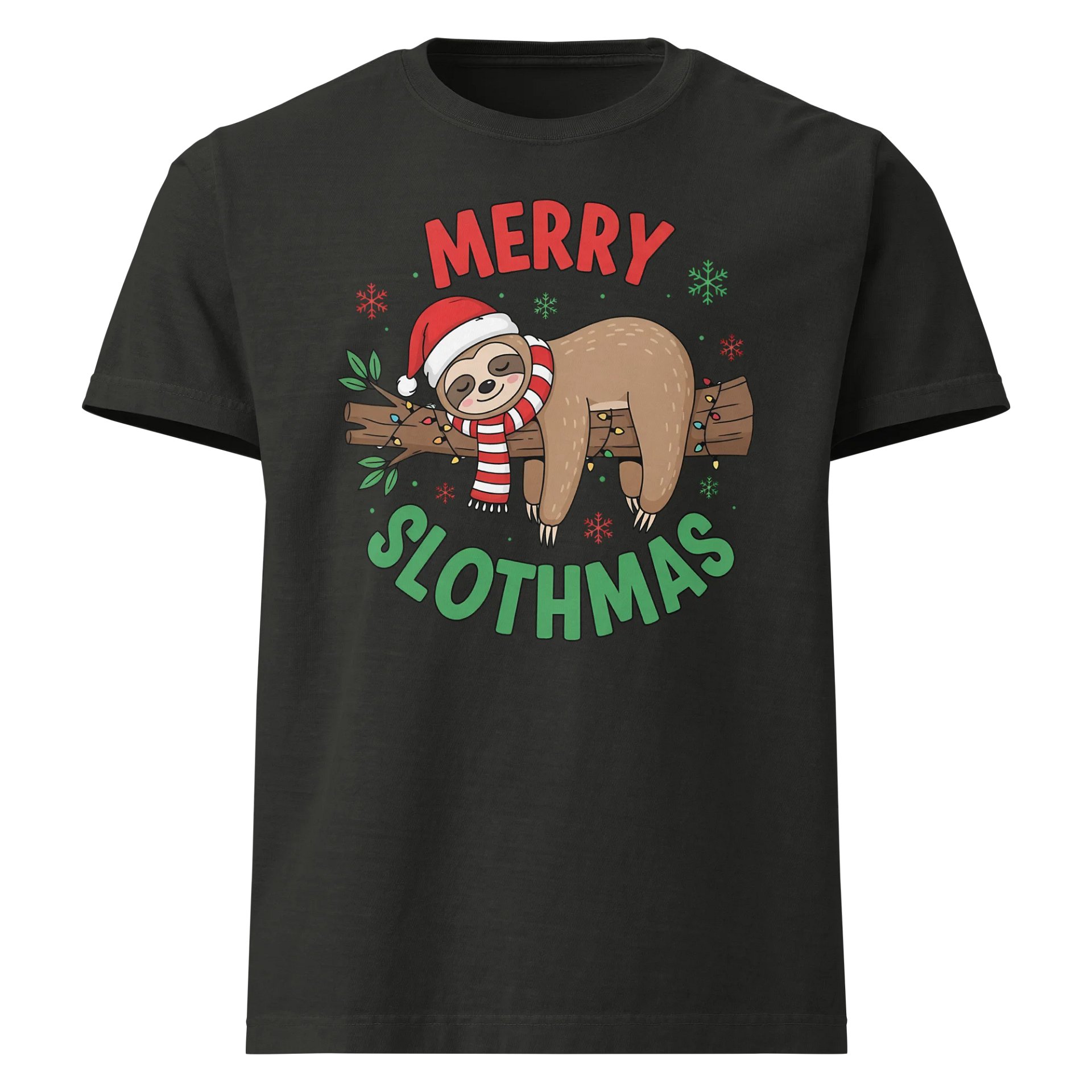 Merry Slothmas Oversized Tee product image (5)