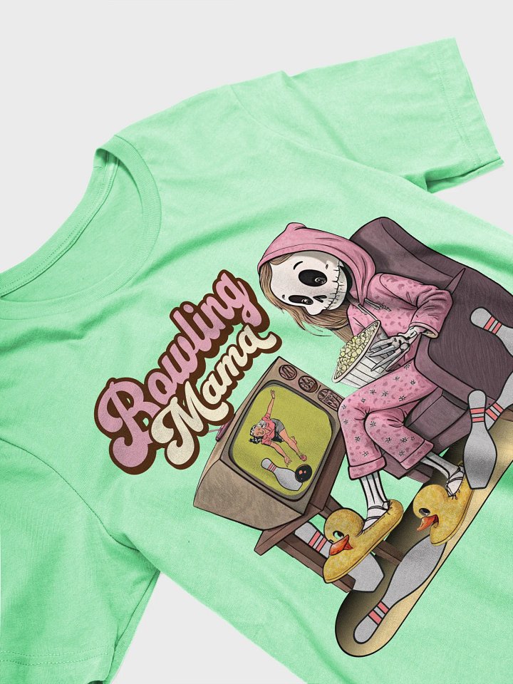TV Bowling Mama Bowling Whimsical Skeleton T-Shirt product image (2)
