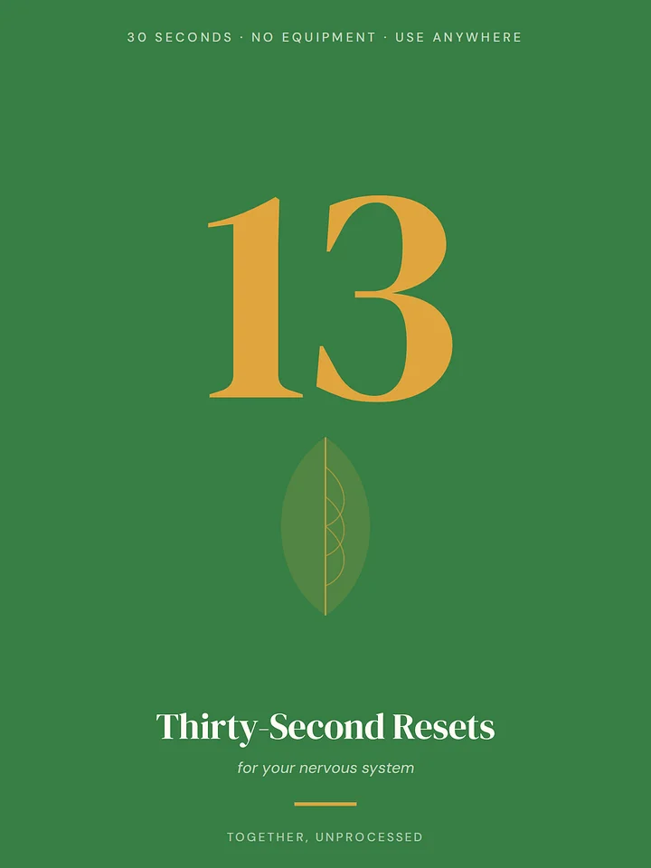 13 Thirty-Second Resets product image (1)