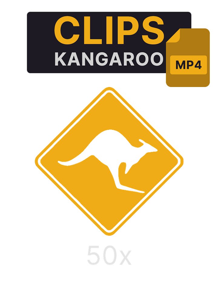 Clips: Kangaroo (50x) product image (1)