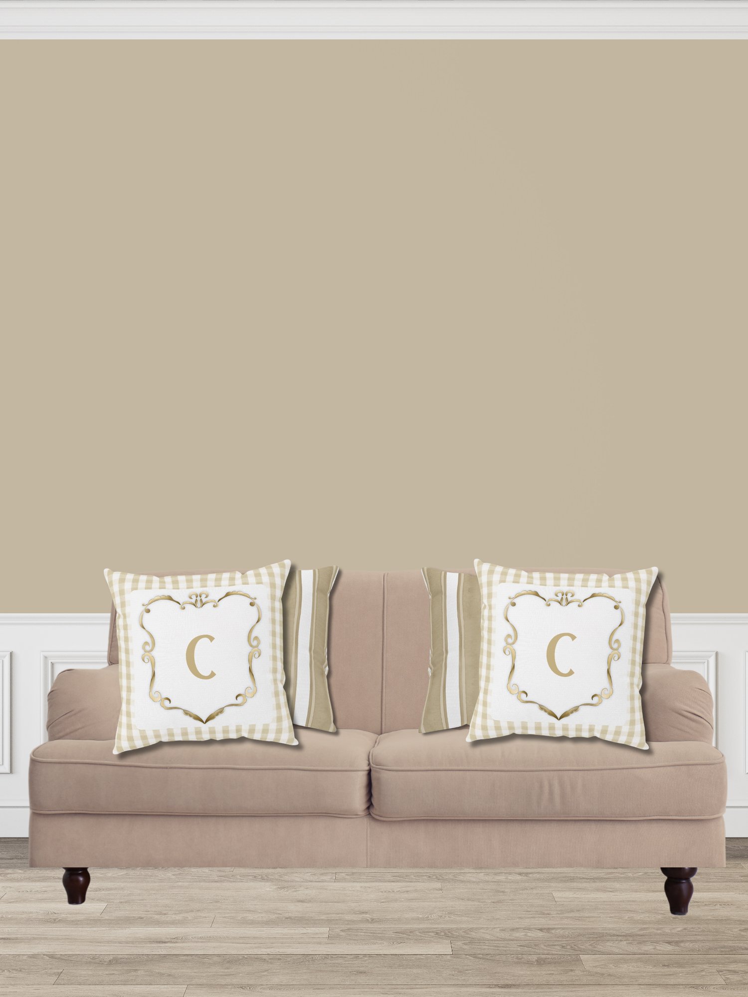 Beige Preppy Charm Pillow C product image (12)
