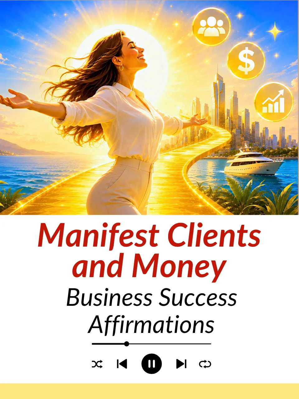 Business Success Affirmations — Manifest Clients and Money | MP3 Download product image (1)