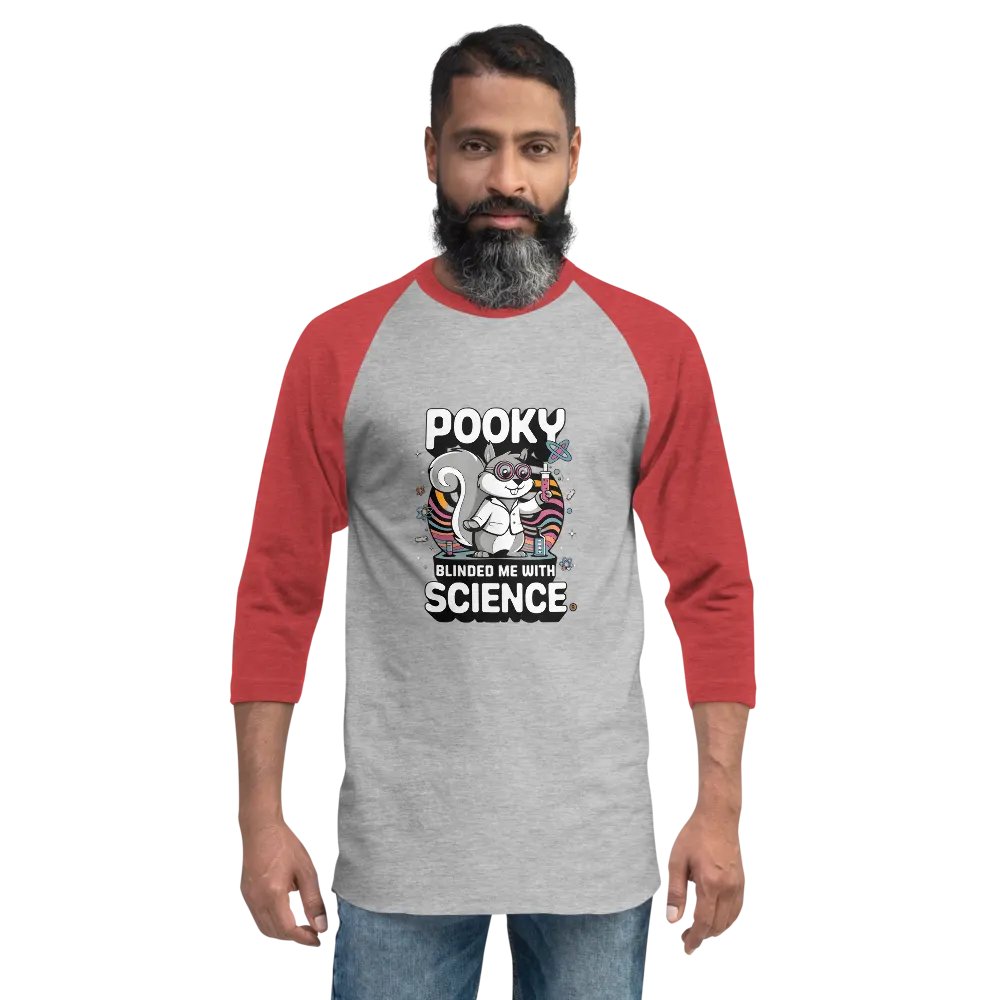 Pooky's Science Squirrel Raglan Tee product image (2)