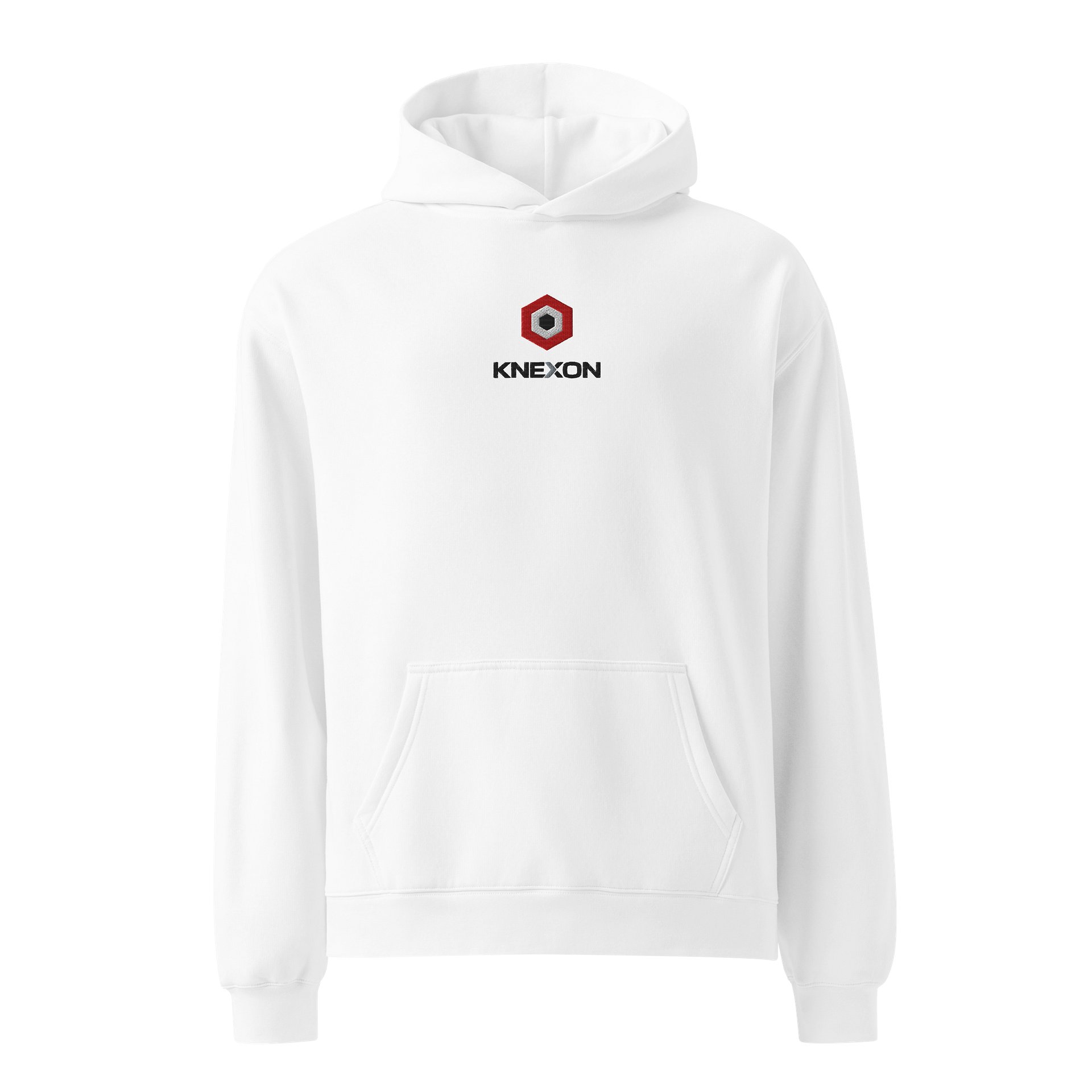 KNEXON Full Logo Alternate Premium Hoodie - White product image (3)