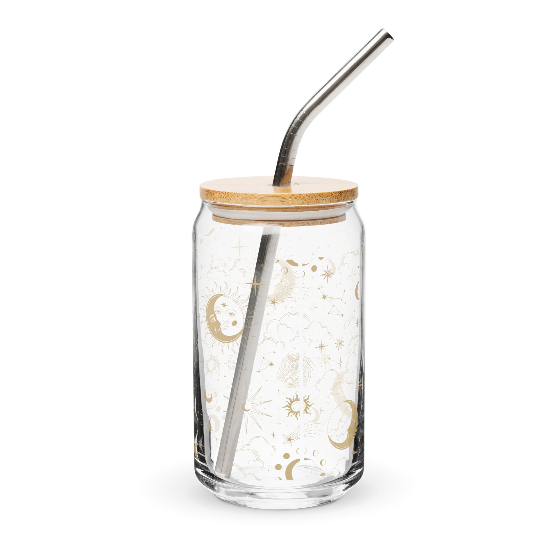 The Sun & The Moon Glass w/ straw product image (3)