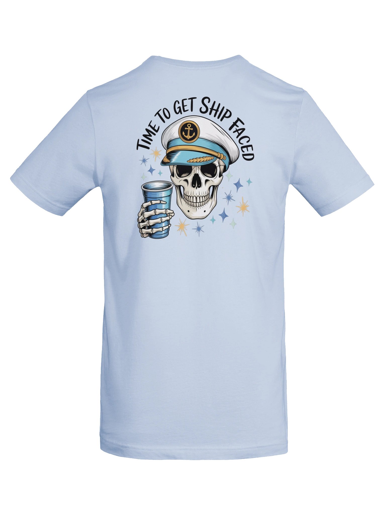 Time to Get Ship Faced Cruise T-Shirt | Front & Back Cruise Vacation Tee product image (7)