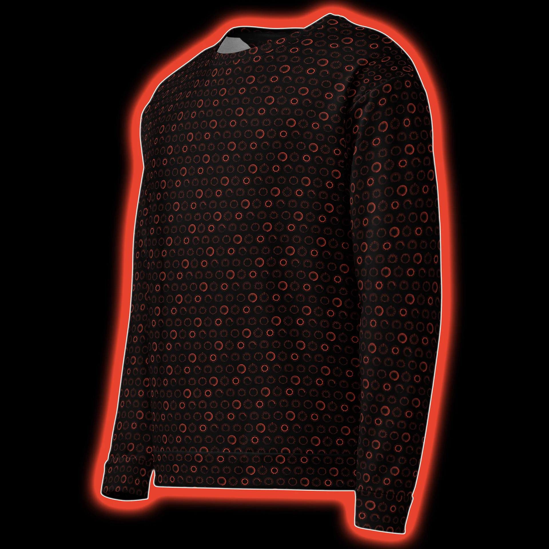Synthesis Controls Sweatshirt - (7 Modular Synth Dials) CADMIUM product image (3)