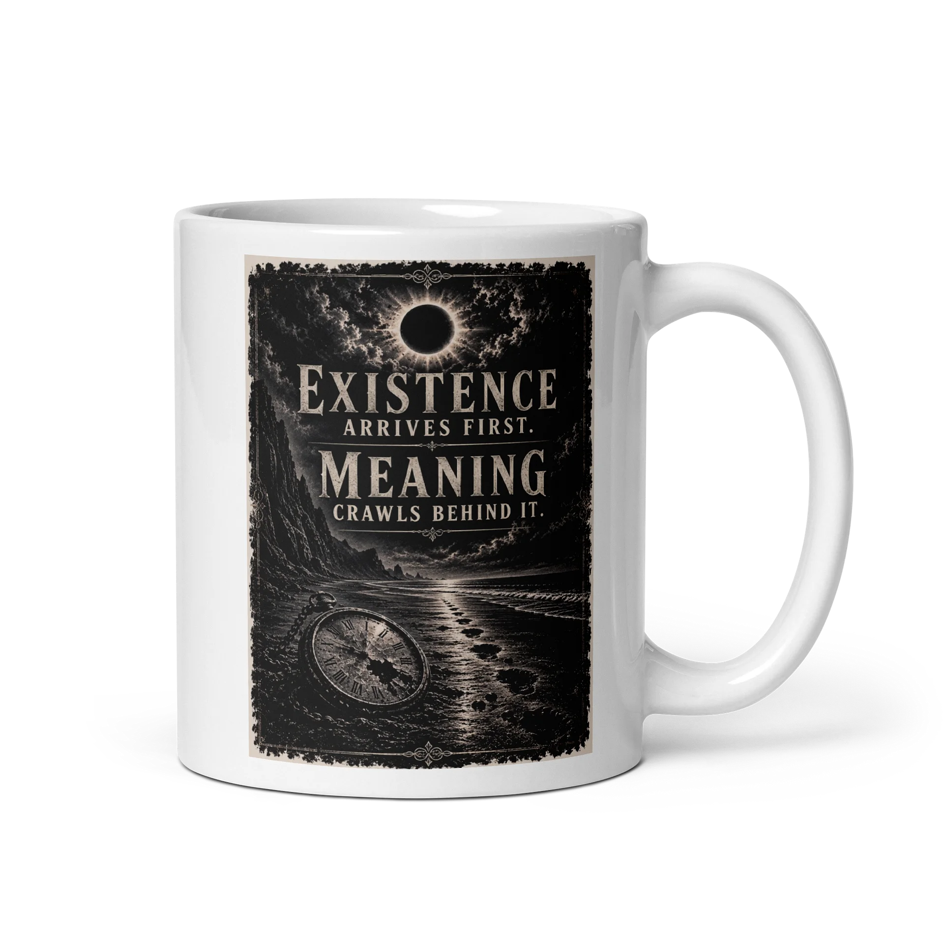 Existence Arrives First Coffee Mug product image (1)
