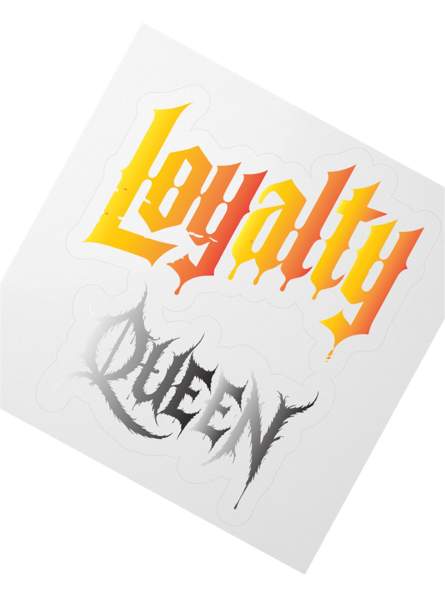 Loyalty Queen Kiss Cut Stickers product image (2)