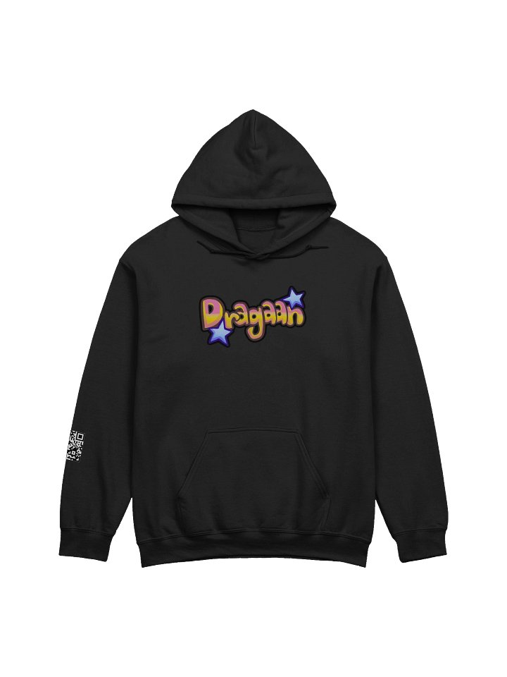 Dragaan Hoodie Center Chest with QR Code on Right Sleeve product image (1)