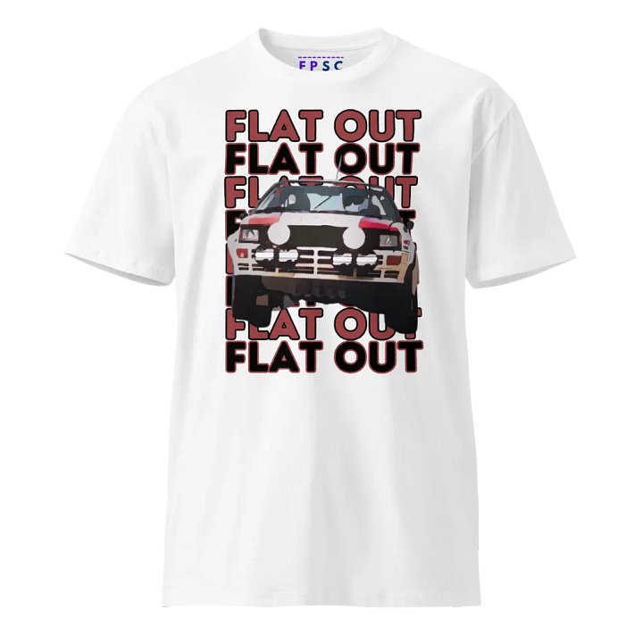 "Flat Out" Rally Poster T-Shirt product image (1)