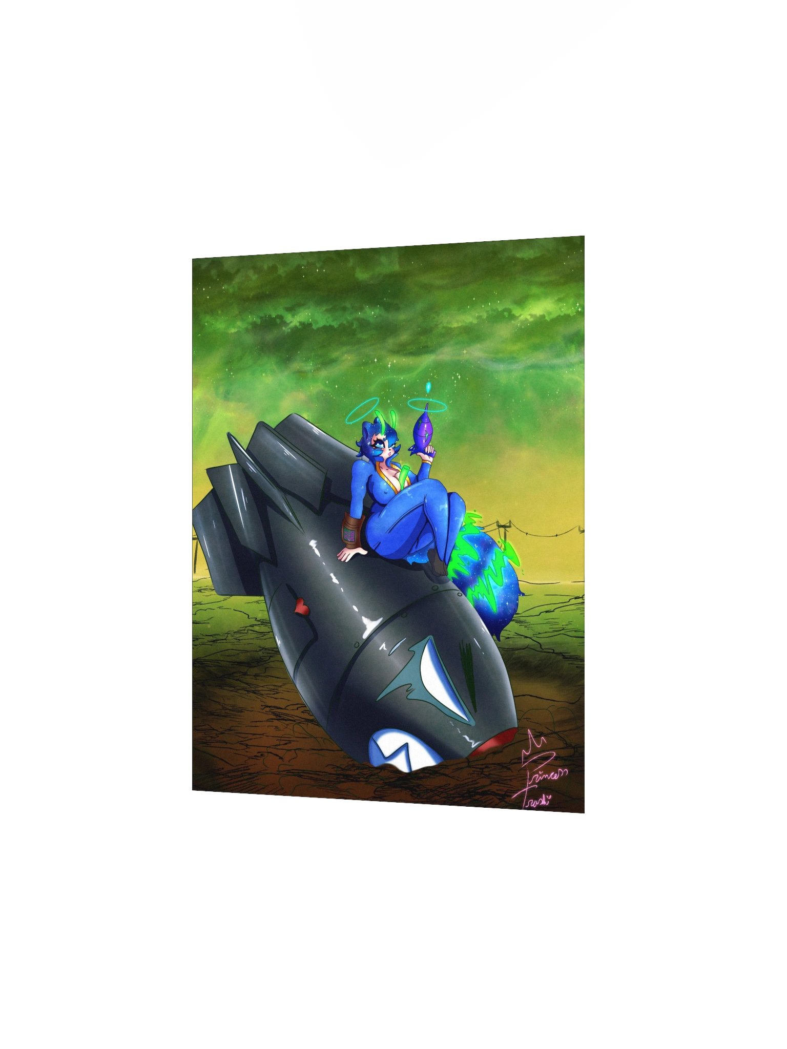 Pint sized atom bomb poster product image (6)