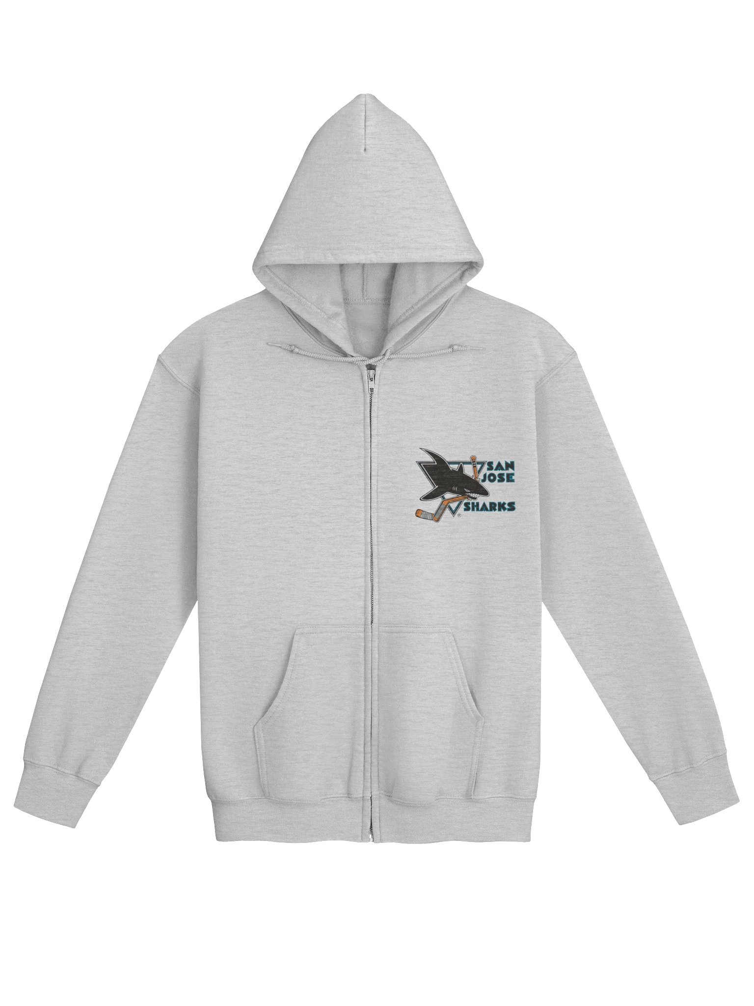 San Jose Sharks Vintage Logo Zip Hoodie product image (1)