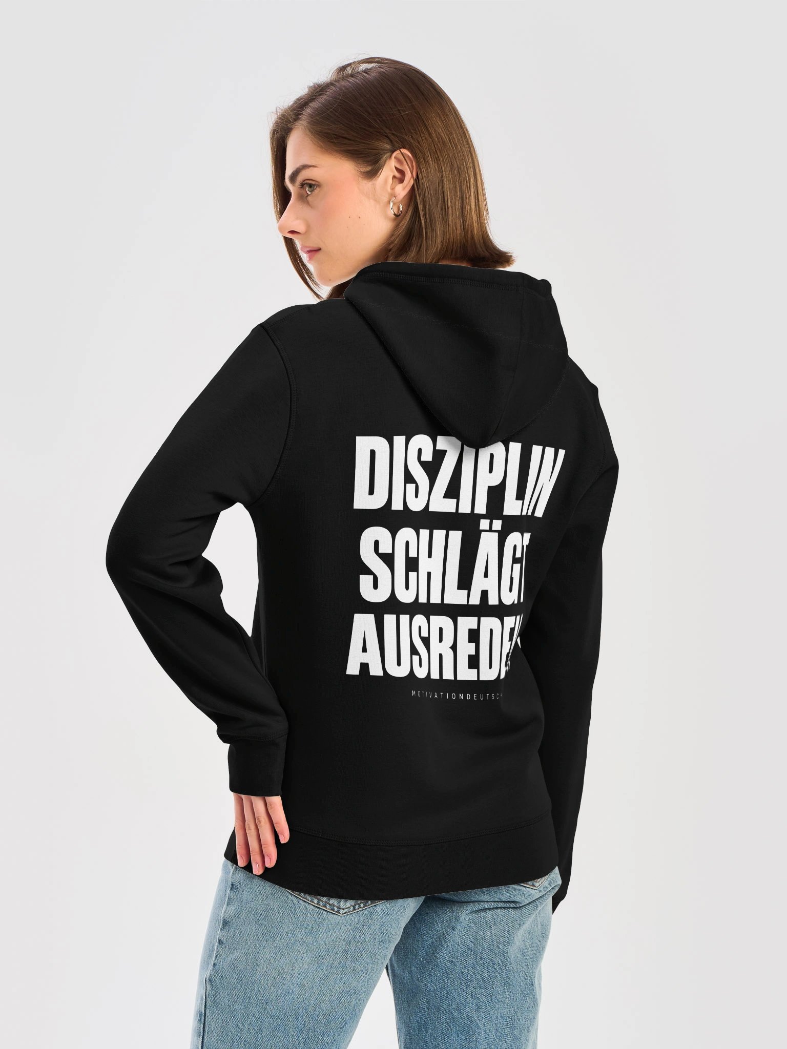 Disziplin schlägt Ausreden. – Premium Bio Hoodie product image (6)