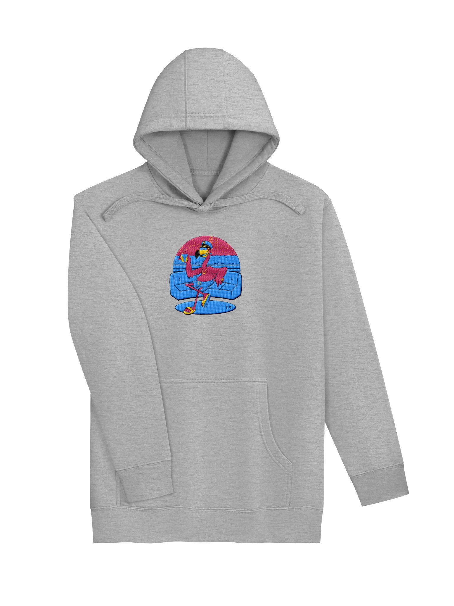 Flamingo Bliss Hoodie (Embroidered) product image (3)