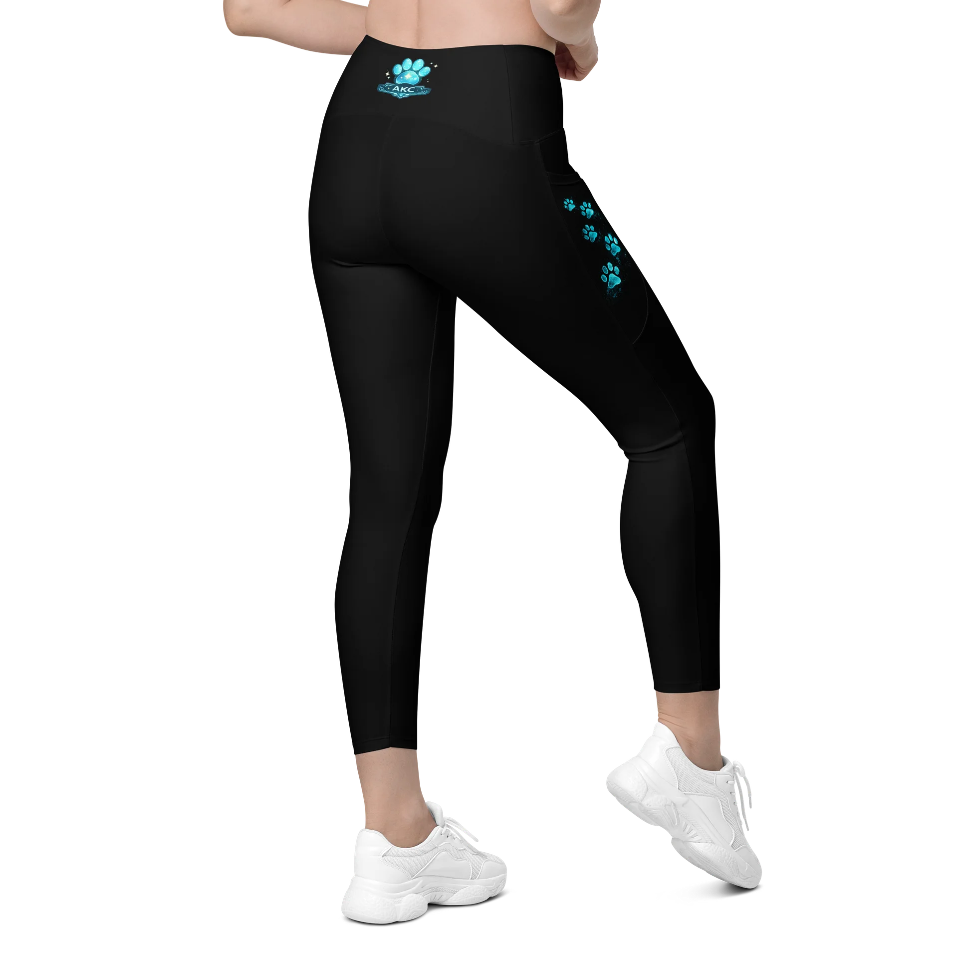 • AKC // Paw Print | Arkfall Kitty Collective Crossover Leggings with Pockets product image (8)