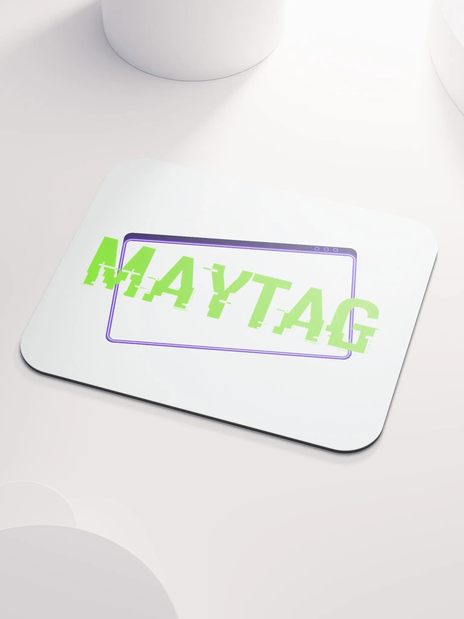 Maytag Logo Compact White Mousepad product image (5)