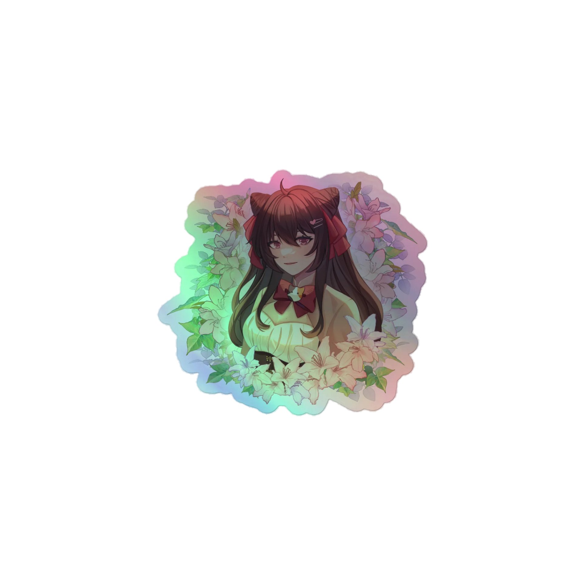GLADIOLUS PALUSTRIS | Holographic Sticker product image (1)