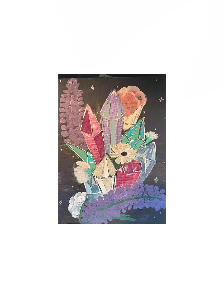 crystals and florals print product image (2)