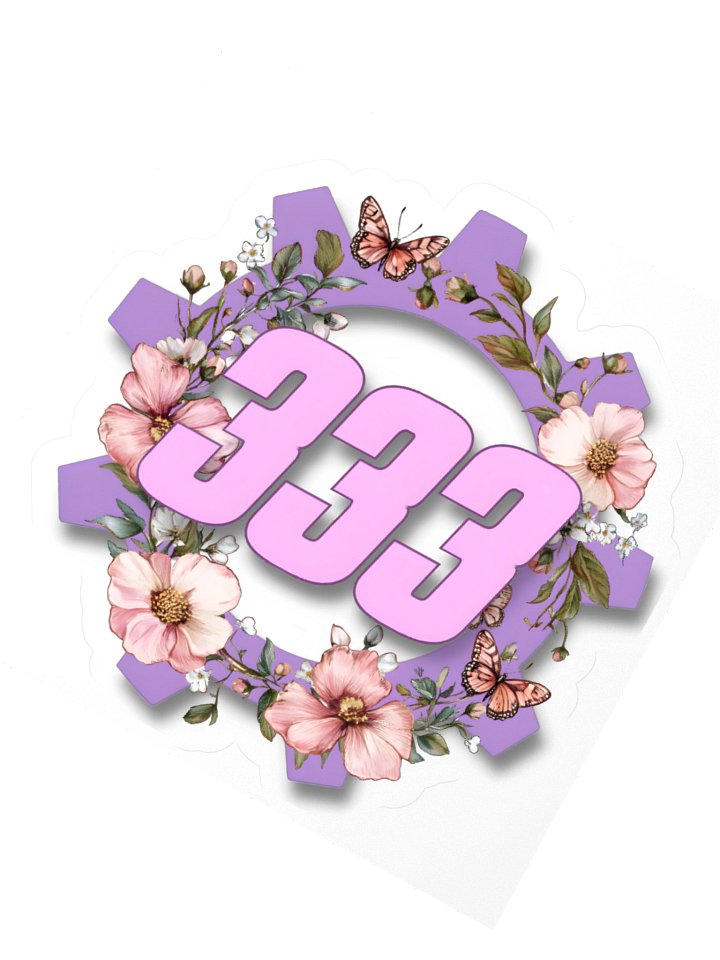 Vault 333 logo sticker product image (3)