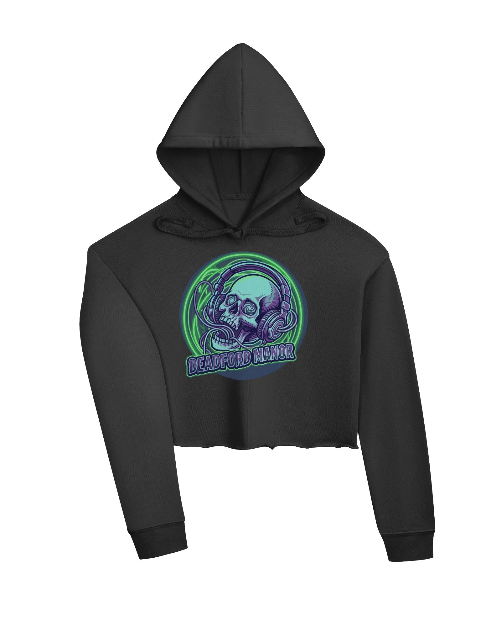 Deadford Manor Women's Cropped Fleece Hoodie product image (3)