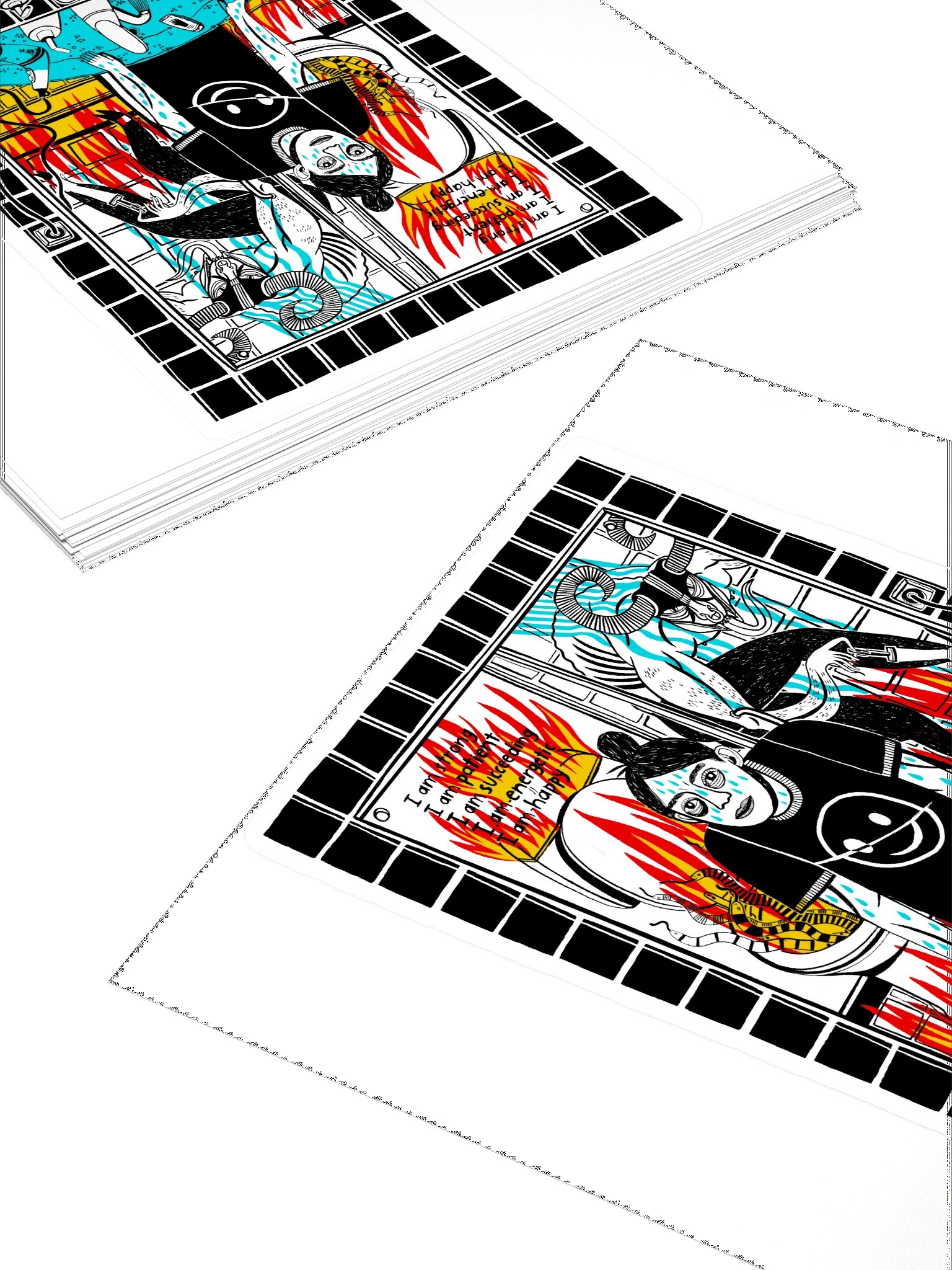 BURNOUT AFFIRMATION sticker product image (4)