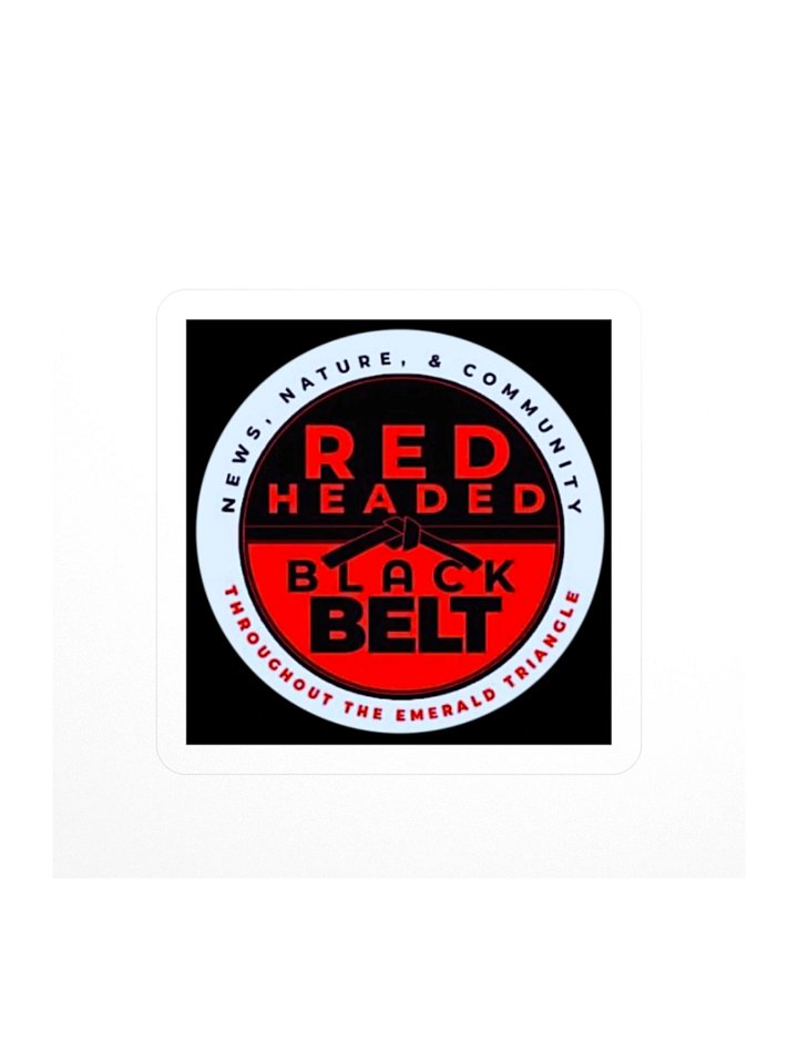 News Ninja Supporter - Redheaded Blackbelt sticker product image (1)