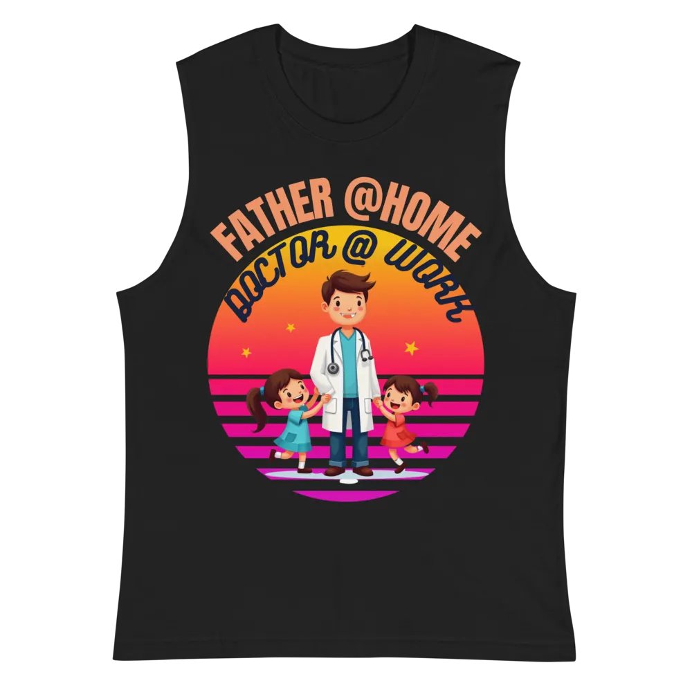 Father @ Home, Doctor @ Work Muscle Tank product image (3)