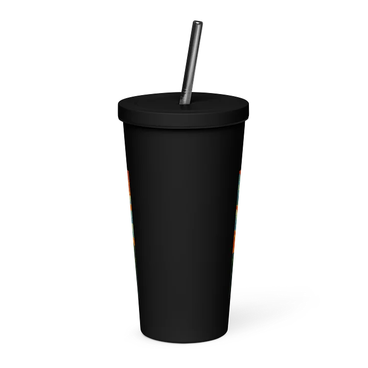 Tumbler with straw product image (2)