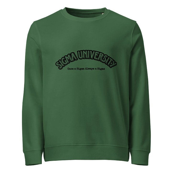 Sigma University Sweatshirt (Black Text) product image (4)