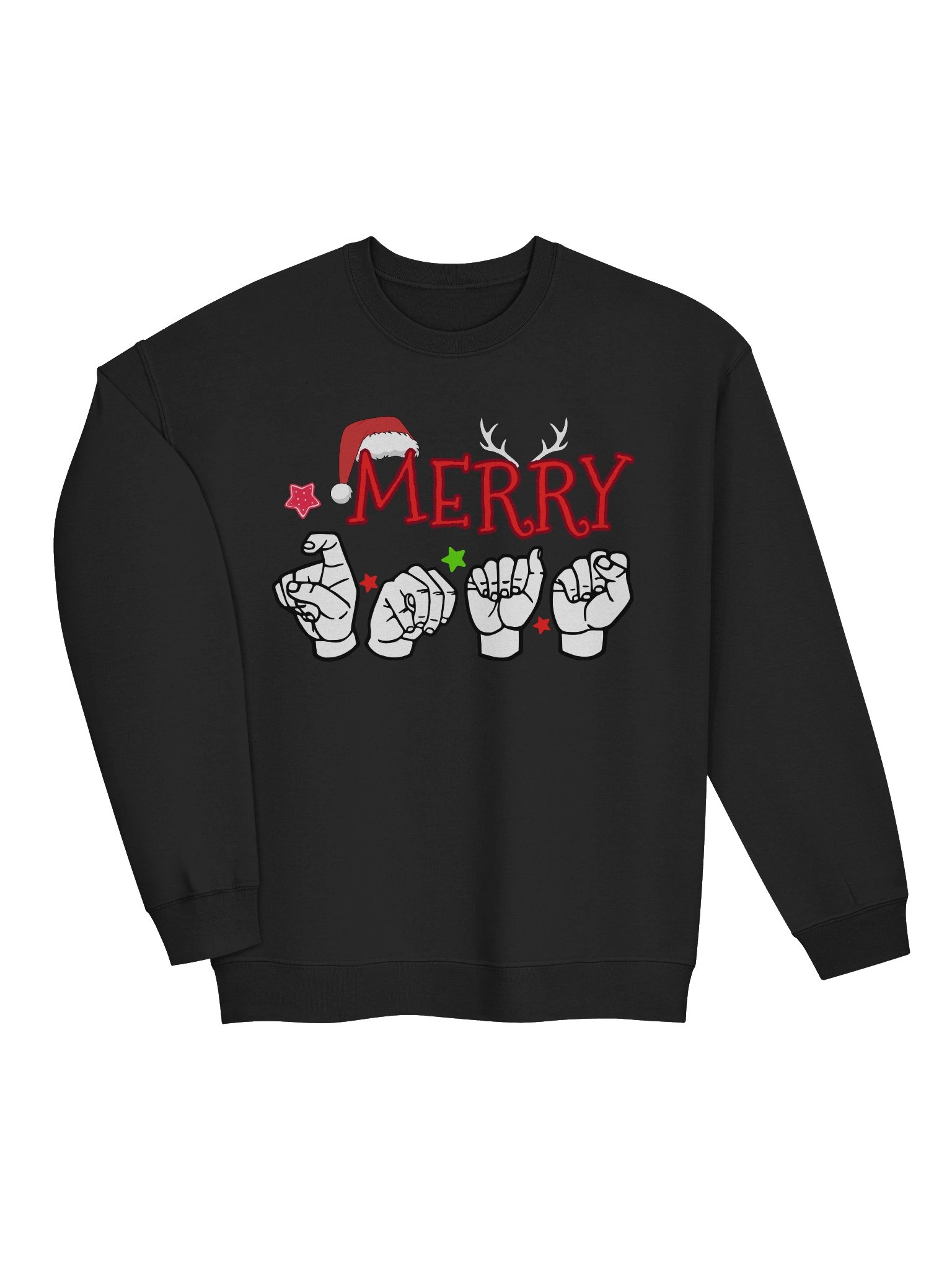"MERRY XMAS – ASL Holiday Vibes" by Able Lingo product image (3)