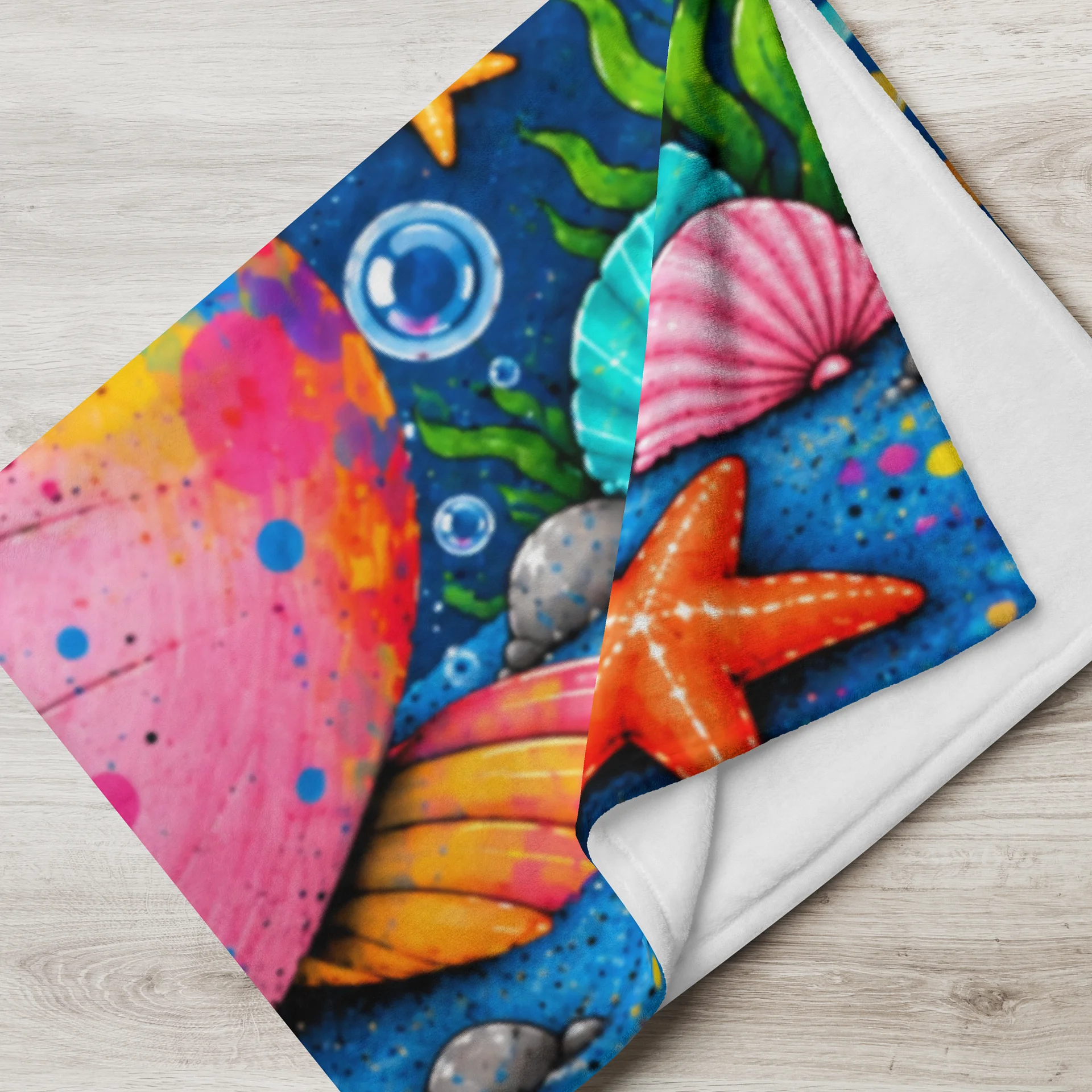 BUBULLE LE POISSON : PLAID PERSONNALISABLE product image (4)