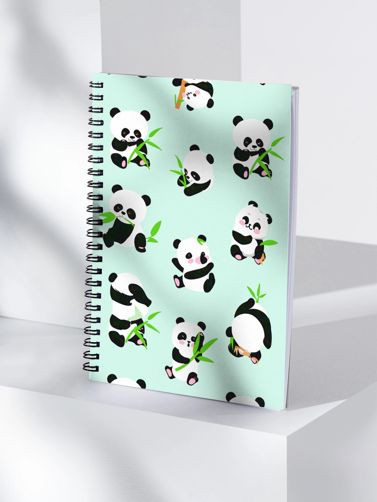 Playful Pandas Spiral Notebook product image (4)
