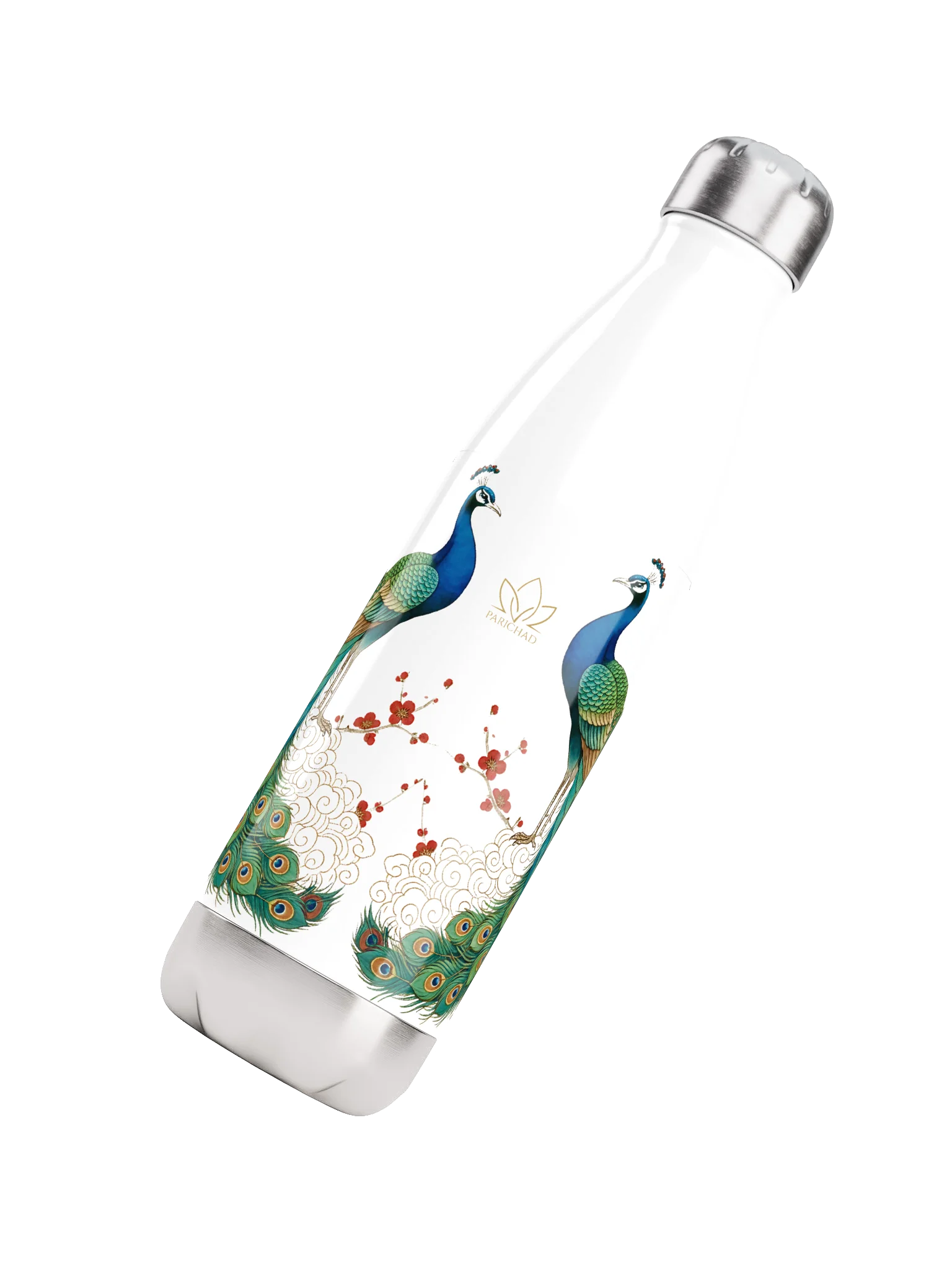 Peacocks in Harmony · Parichad Lotus Bottle product image (4)
