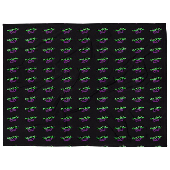 ChaoticTom Dark Edit Throw Blanket product image (1)