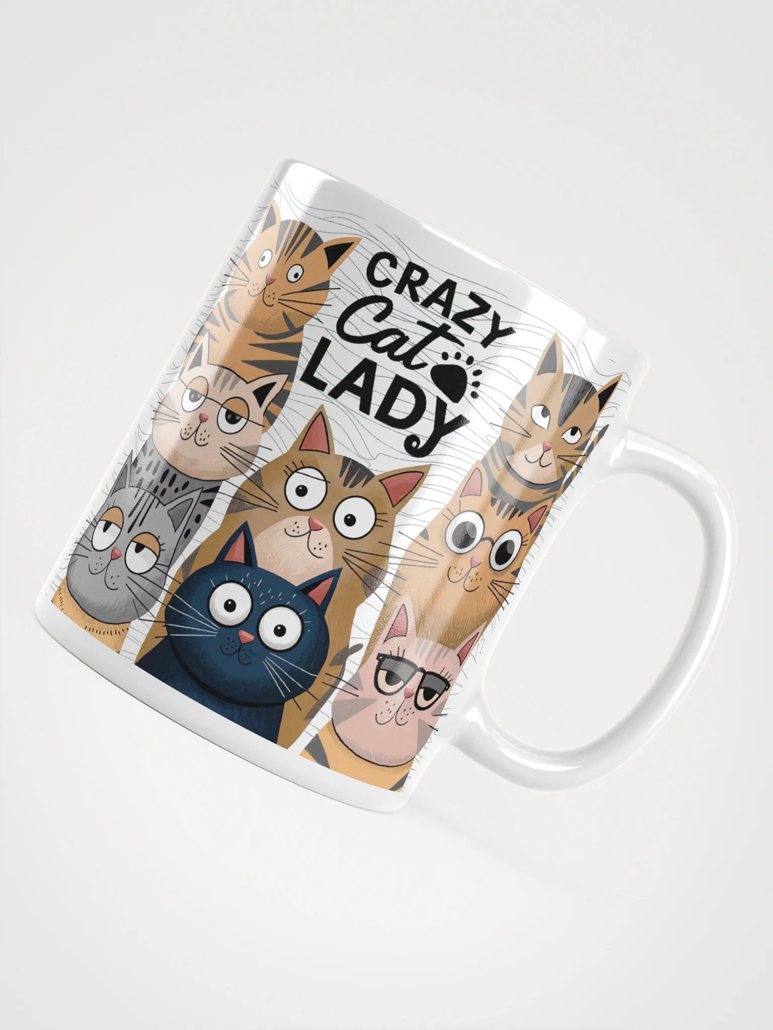 Crazy Cat Lady Ceramic Mug product image (4)