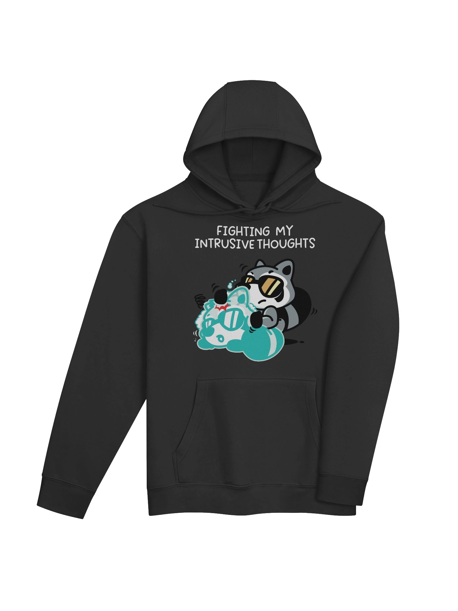 Fighting My Intrusive Thoughts Hoodie product image (10)