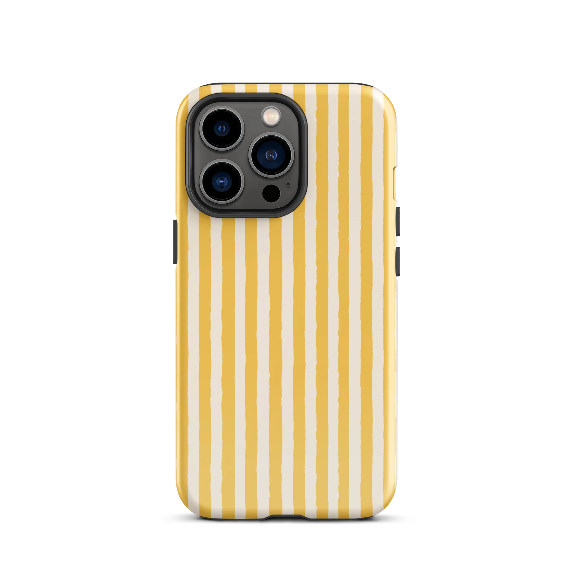 Lemon Raw Stripes iPhone Case product image (1)