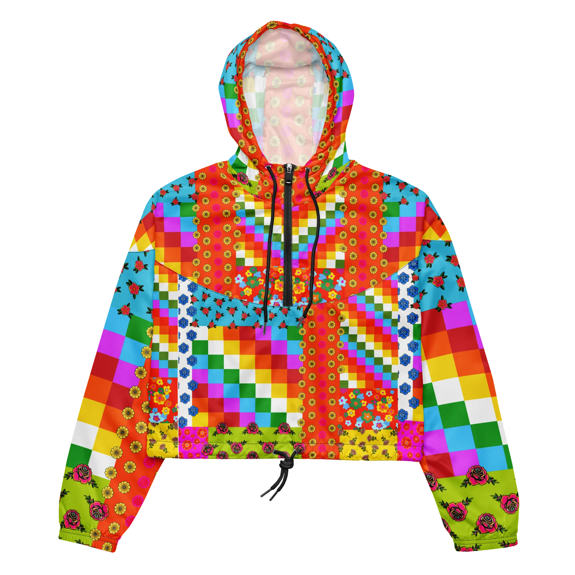 Wipala Flor Cropped Windbreaker product image (2)