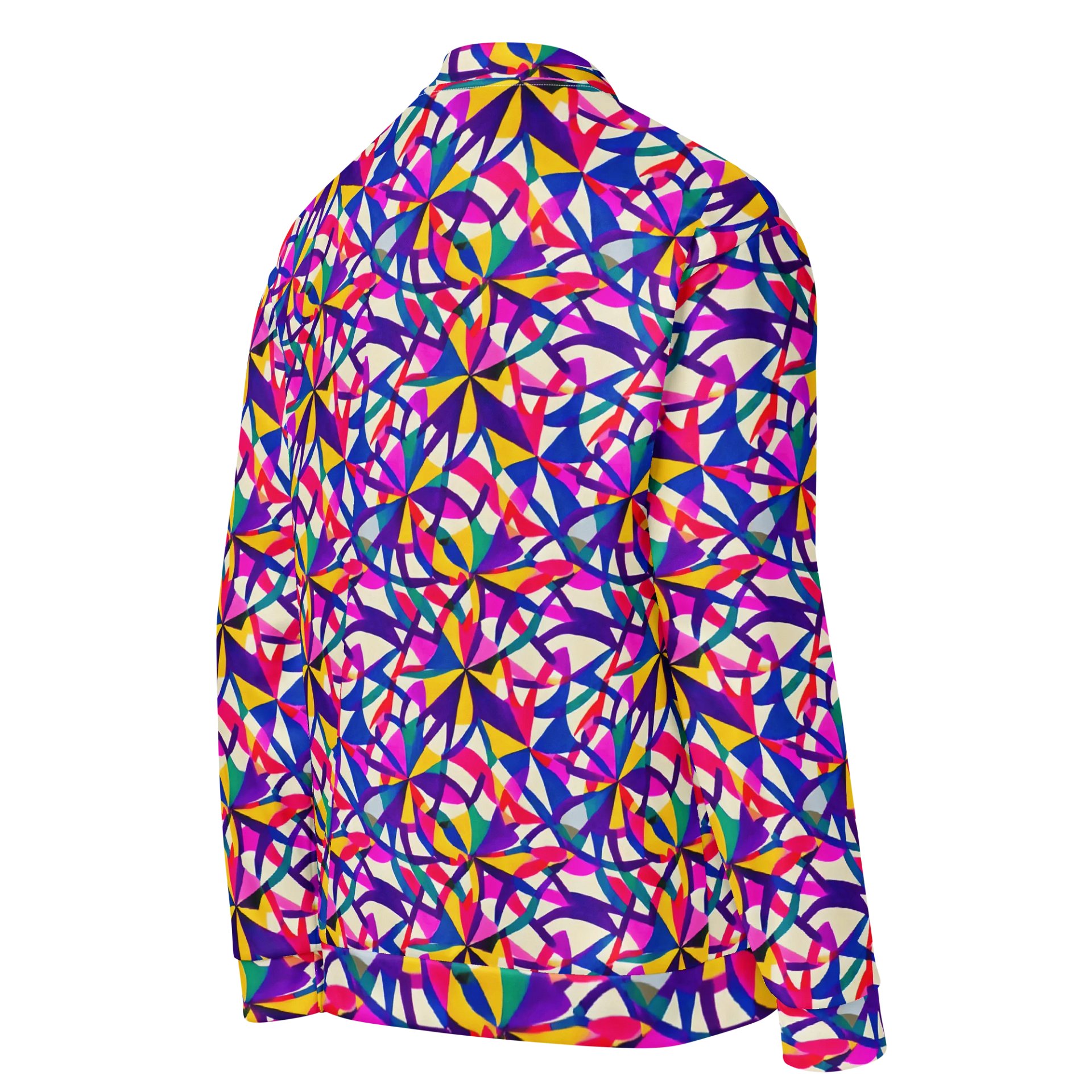 Rainbow Shapes Bomber Jacket product image (4)